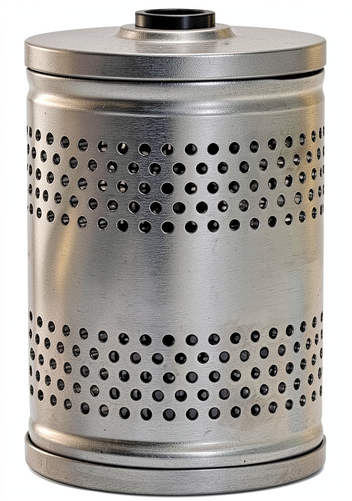 Wix fuel filter installed in a passenger car fuel line