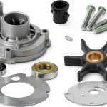 382296 Water Pump Impeller Kit sevencow Neoprene-0