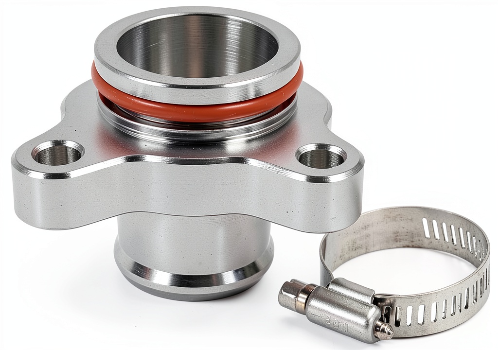 Installing Jaronx aluminum hose fitting on a BMW engine