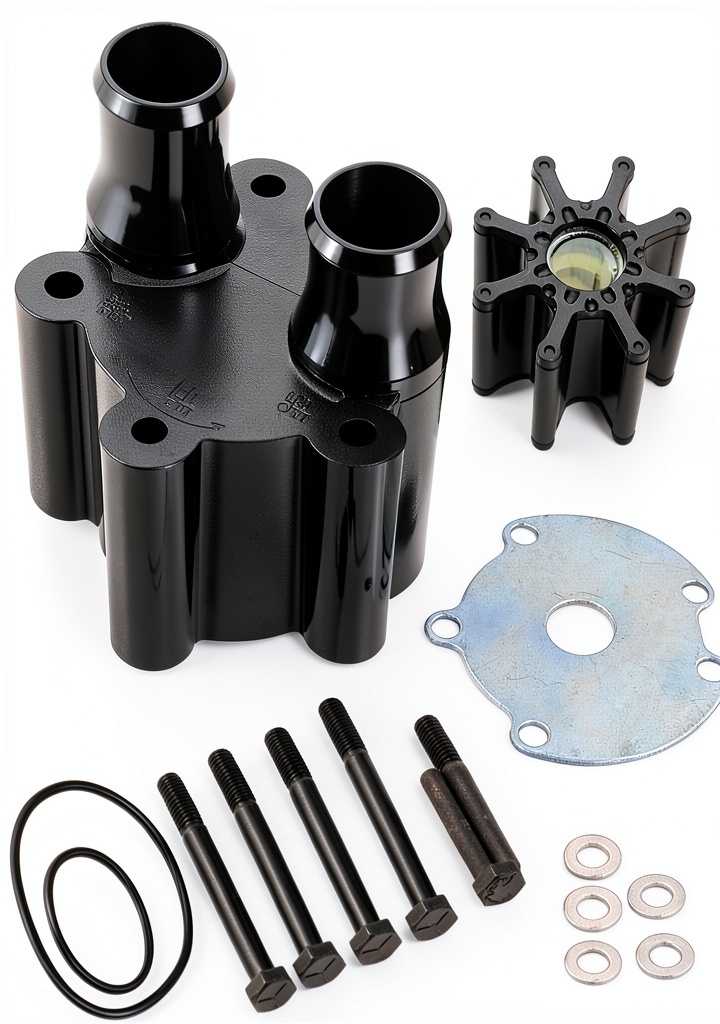 Mercruiser OEM water pump kit components
