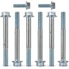 Yubunt LS Water Pump Bolt Kit 6 Hex + 2 Flange Bolts CY-008XY-0