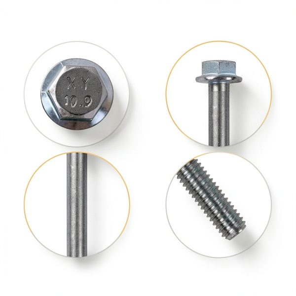 Yubunt LS Water Pump Bolt Kit 6 Hex + 2 Flange Bolts CY-008XY-2