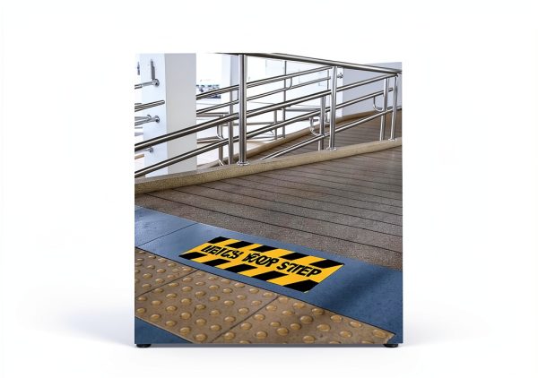 Watch Your Step Floor Decals CertifyMe 6x24in Anti‑Slip Tape 10 Pack-3