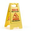 Caution Wet Floor Sign 4 Pack - Mezchi Yellow 24 Inch A-Frame Sign-5