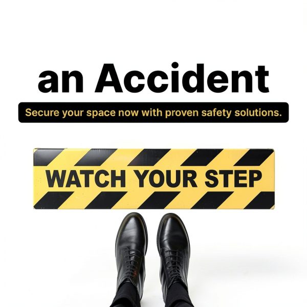 Watch Your Step Floor Decals CertifyMe 6x24in Anti‑Slip Tape 10 Pack-6