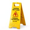 Alpine Caution Wet Floor Sign 5 Pack - 24 Inch High Visibility Yellow-5