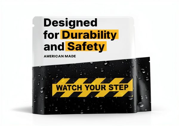 Watch Your Step Floor Decals CertifyMe 6x24in Anti‑Slip Tape 10 Pack-2