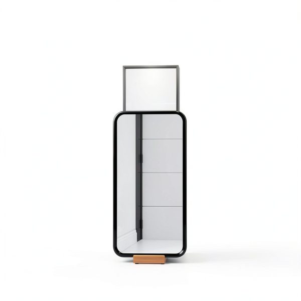 Mirror Stand Veemoon Duty Floor Stand, Solid Wood Base 25x8x6.5 cm-5
