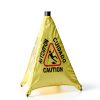 Caution Wet Floor Sign Weavura Pop-Up Cone 20" Yellow (2-Pack)-2