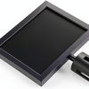 QueuePole Economy Sign Frame Displays2go Black 11x8.5 Landscape-1