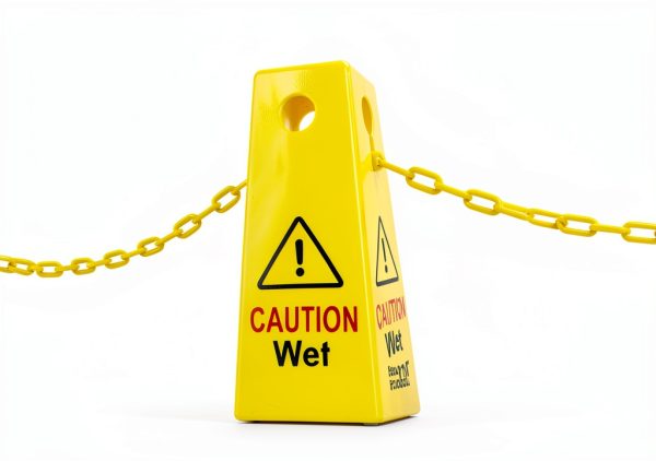 Reliable1st 26” Wet Floor Cones 6-Pack with 13ft Chain Bilingual-4