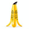 Banana Cone 2FT Wet Floor Safety Sign - Stackable Yellow Cones Pack of-2