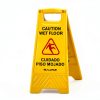 Alpine Caution Wet Floor Sign 5 Pack - 24 Inch High Visibility Yellow-8