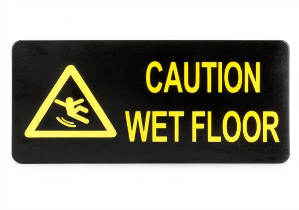 BestEquip 10 Pack Bilingual Yellow Caution Floor Signs-4