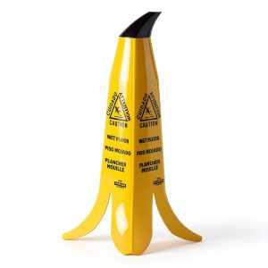 Yellow Banana Wet Floor Cone 2 Set - Impact Products Floor Sign-0