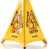 Pop-Up Wet Floor Warning Sign Alpine 498-20 Stand with Pop-Up Design-0