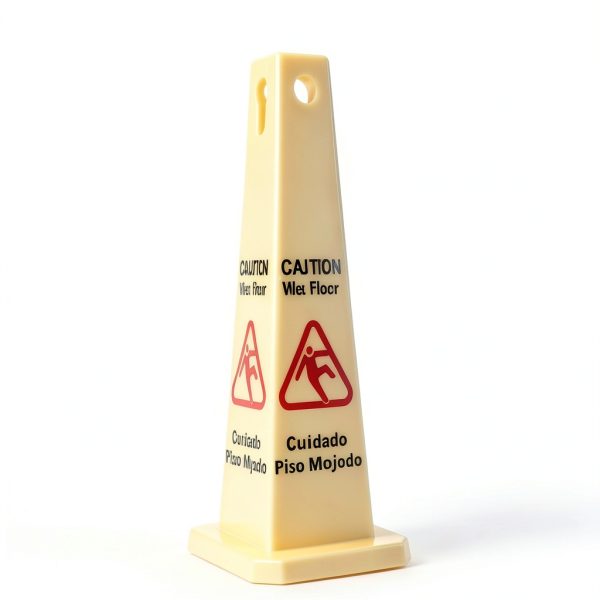 Floor Safety Cone Yellow Caution Wet Floor Sign 10 Pack by Amylove-5