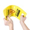Caution Wet Floor Sign 4-Pack YOLNEXI Yellow Double‑Sided A‑Frame17.5"-2