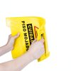 Caution Wet Floor Sign 2 Pack Yellow Double‑Sided Bilingual by-2