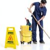 Caution Wet Floor Sign GJC 2-Pack Bright Yellow A-Frame 17.5" Height-5
