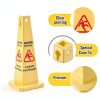Floor Safety Cone Yellow Caution Wet Floor Sign 10 Pack by Amylove-1