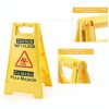 Caution Wet Floor Sign GJC 2-Pack Bright Yellow A-Frame 17.5" Height-2